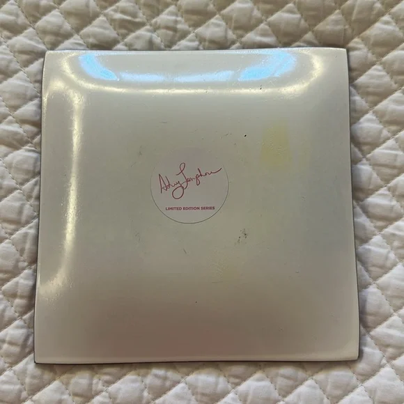 Ashley Longshore decorative champagne “Bottle Fed” square trinket dish! - Picture 2 of 3